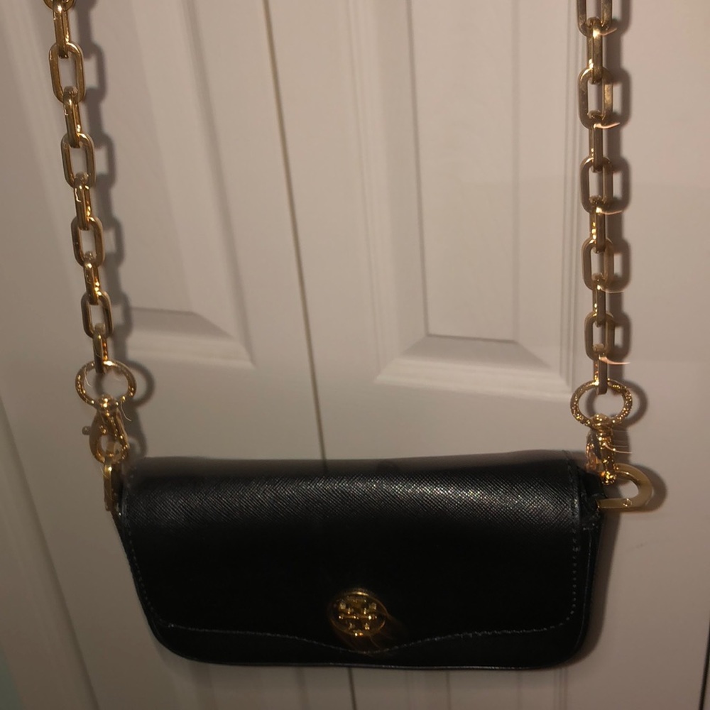 tory burch black crossbody bag - Picture 2 of 2